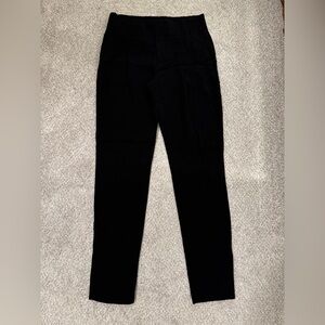 A.L.C Black High Waist Pleated Front Zip Pants Trousers Ladies Size 4 Nordstrom